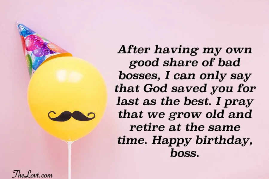Funny Birthday Wishes For Boss