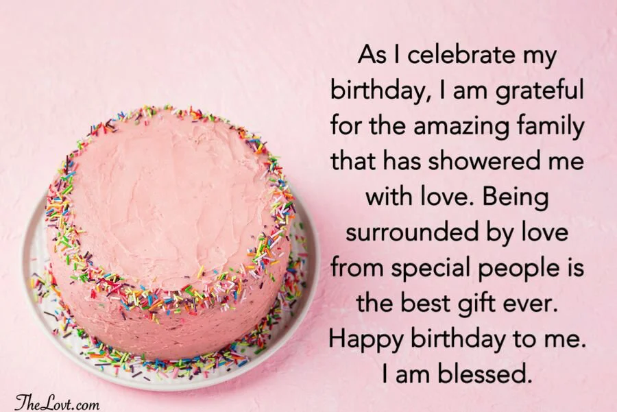 Heartfelt birthday wishes to myself