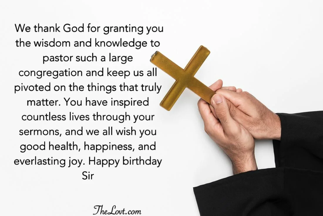 Birthday Wishes For Pastor